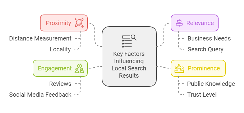 Key Factors Influencing Local Search Results in 2025